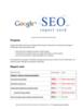 Google SEO Report Card