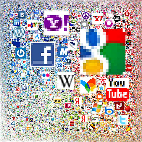 NMAP's Web by Relative Favicon Size Diagram