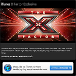 X Factor follows Glee's iTunes lead