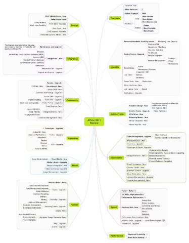 Affino 2011 Highlights Mindmap