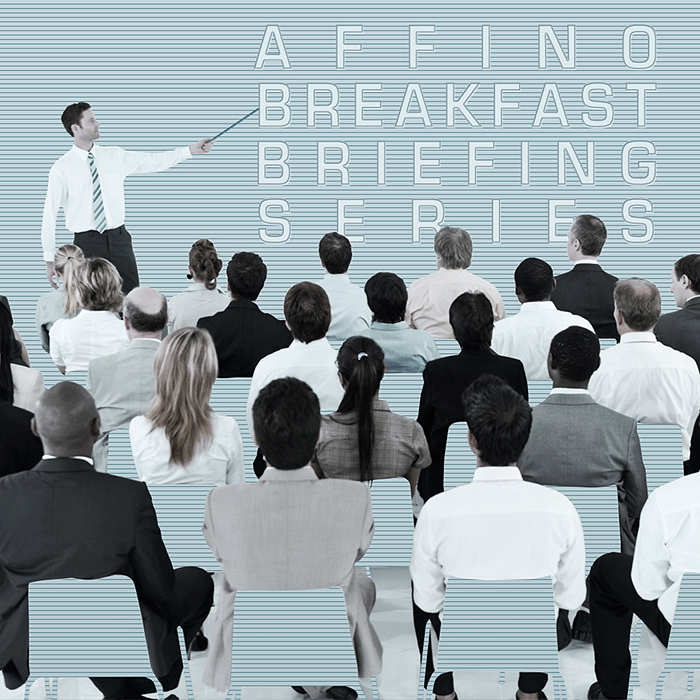 Affino Breakfast Briefing 28th September - Affino 8, GDPR and Drewry Case Study