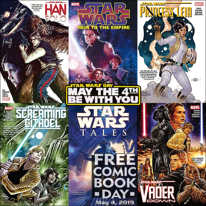 May The 4th Be With You on Combined Star Wars and Comic Book Day!