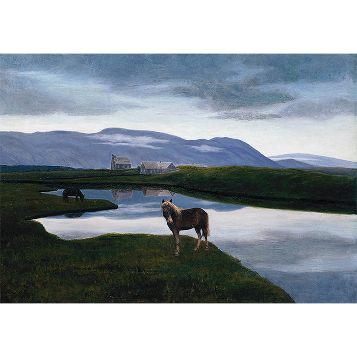 Þórarinn B. Þorláksson (1887-1924) - Þingvellir / Thingvellir (1900) [Oil on Canvas]