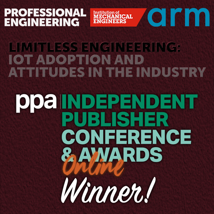 The Institution of Mechanical Engineers & Arm Take the Win for Commercial Partnership of the Year Category at this Evening's PPA IPN Awards