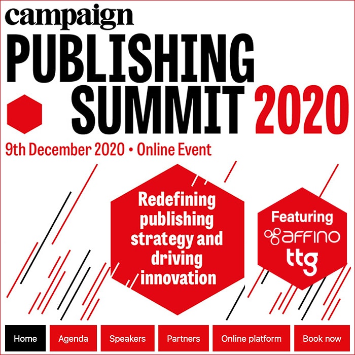 Affino and TTG are Participating at the Campaign Publishing Summit on December 9th