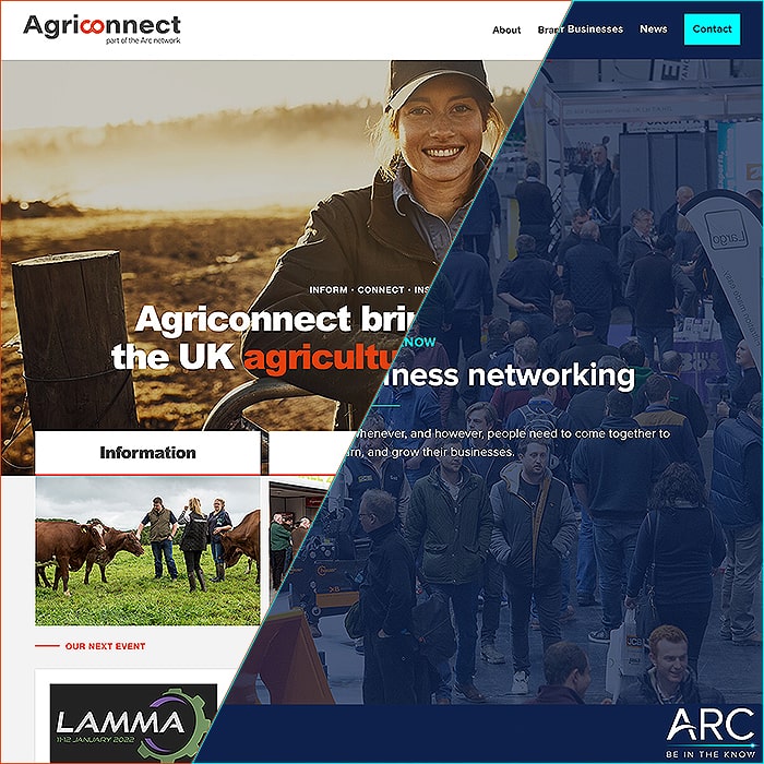 Affino Delivers Corporate Sites for Arc Network and AgriConnect within a week