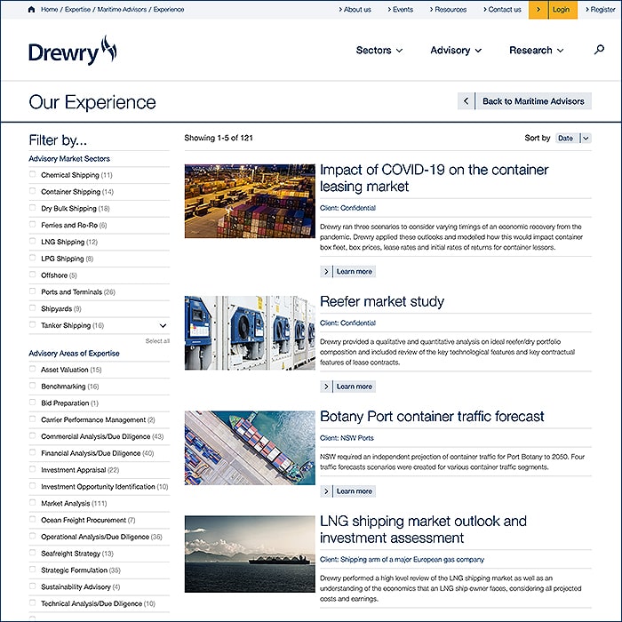 Drewry Experience
