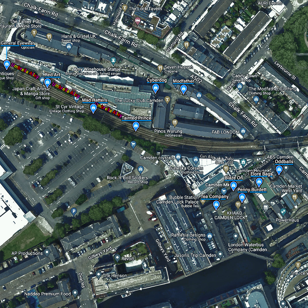 2022 Affino Camden Market Shops Map 1000 V2 