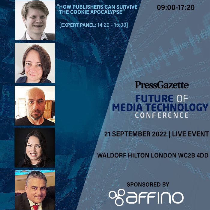 PressGazette's Future of Media Technology Conference takes place tomorrow - Affino is participating - see you there!