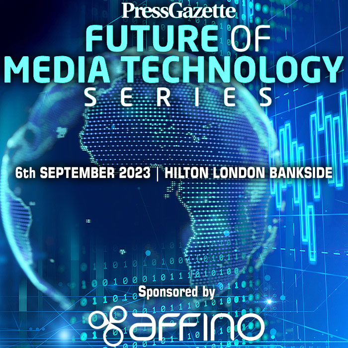 Press Gazette Future of Media Technology Conference 2023