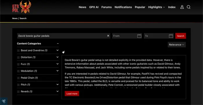 GPX Site Search